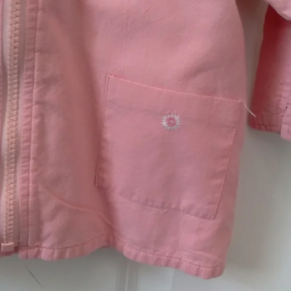 Jacadi light pink beautiful fall/spring hooded baby Jacket 12 month - Picture 2 of 5